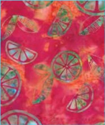 Hoffman Fabrics Summer Graphic Citrus Batik Fabric R2240-339-Summer