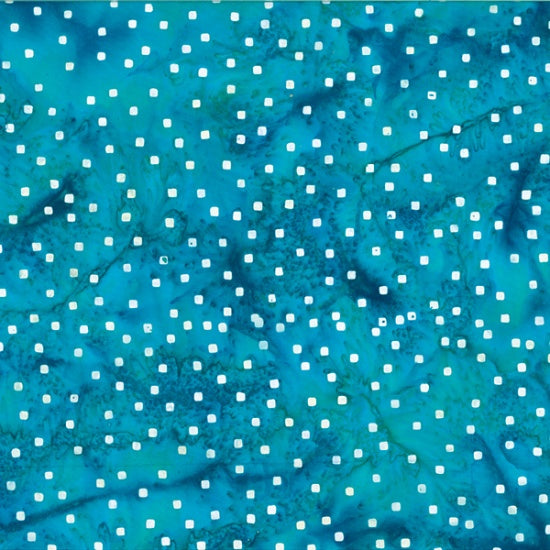 Hoffman Fabrics Scattered Squares Riviera Batik Fabric R2242-559-Riviera