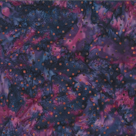 Hoffman Fabrics Scattered Squares Blooms Batik Fabric R2242-562-Blooms