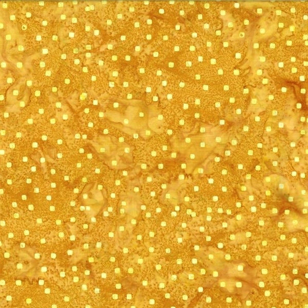 Hoffman Fabrics Scattered Squares Cornbread Batik Fabric R2242-566-Cornbread