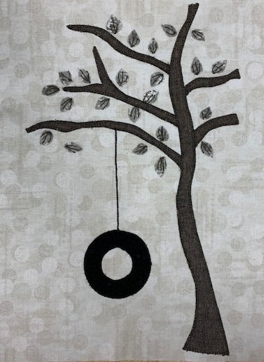Sugar Tree Quilts Farmhouse Threads Tree and Tire Swing Block