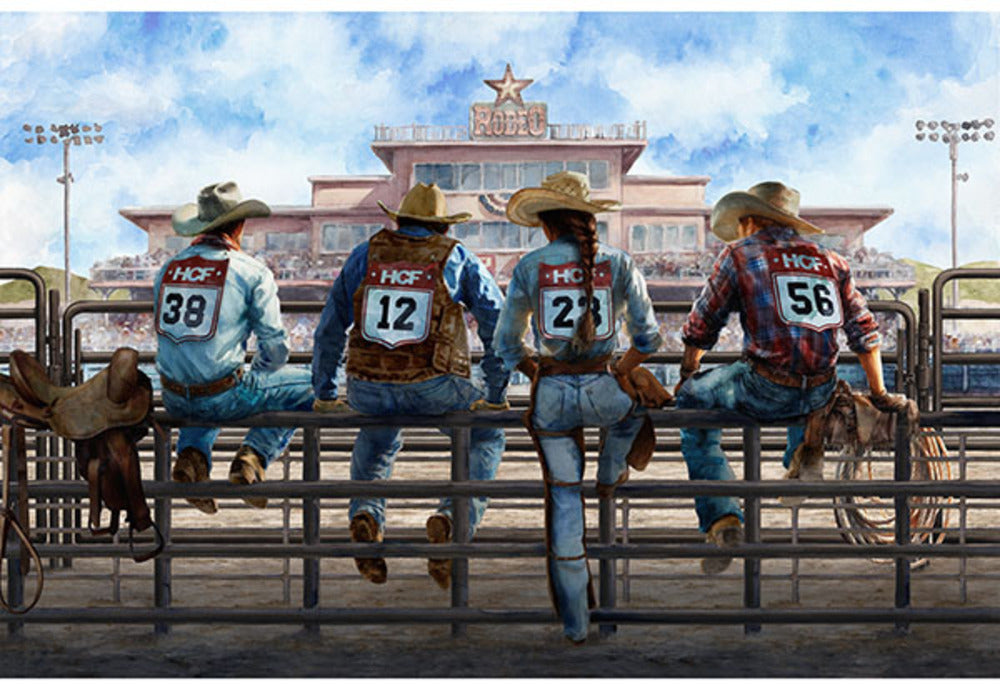 Hoffman Fabrics Rodeo Dreams Cotton Fabric Panel W5527-65-Denim
