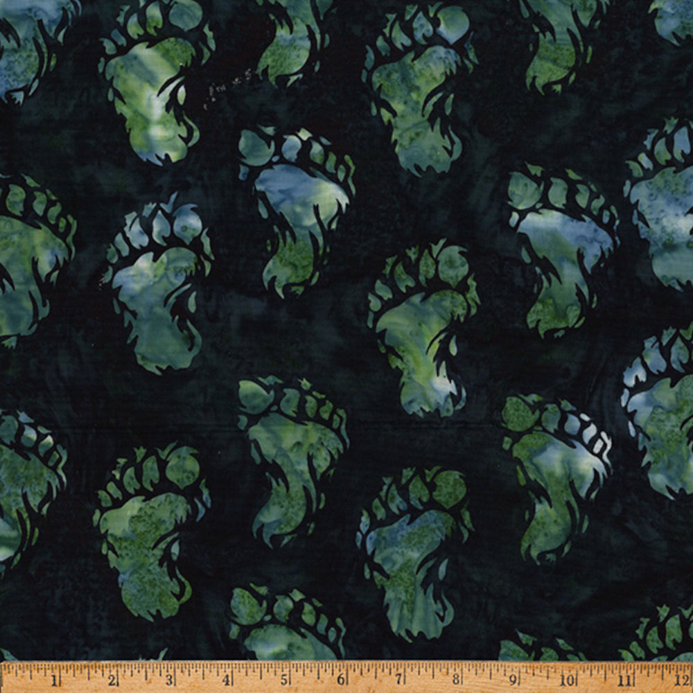 Where's Squatch Bigfoot Traditional Quilt Kit with Bigfoot Batiks by Hoffman Fabrics