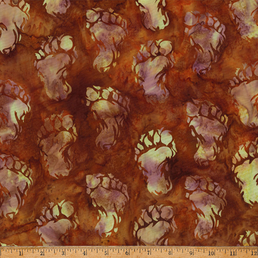 Where's Squatch Bigfoot Traditional Quilt Kit with Bigfoot Batiks by Hoffman Fabrics