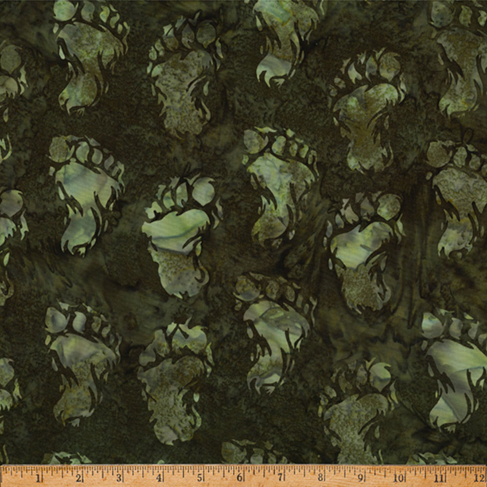Where's Squatch Bigfoot Traditional Quilt Kit with Bigfoot Batiks by Hoffman Fabrics