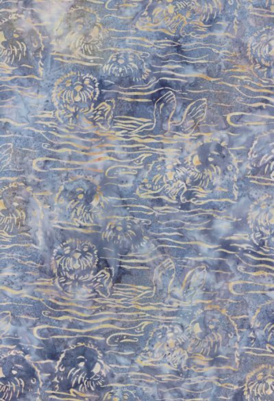 Hoffman Fabrics Glacier Otter Batik Fabric H2281-183-Glacier