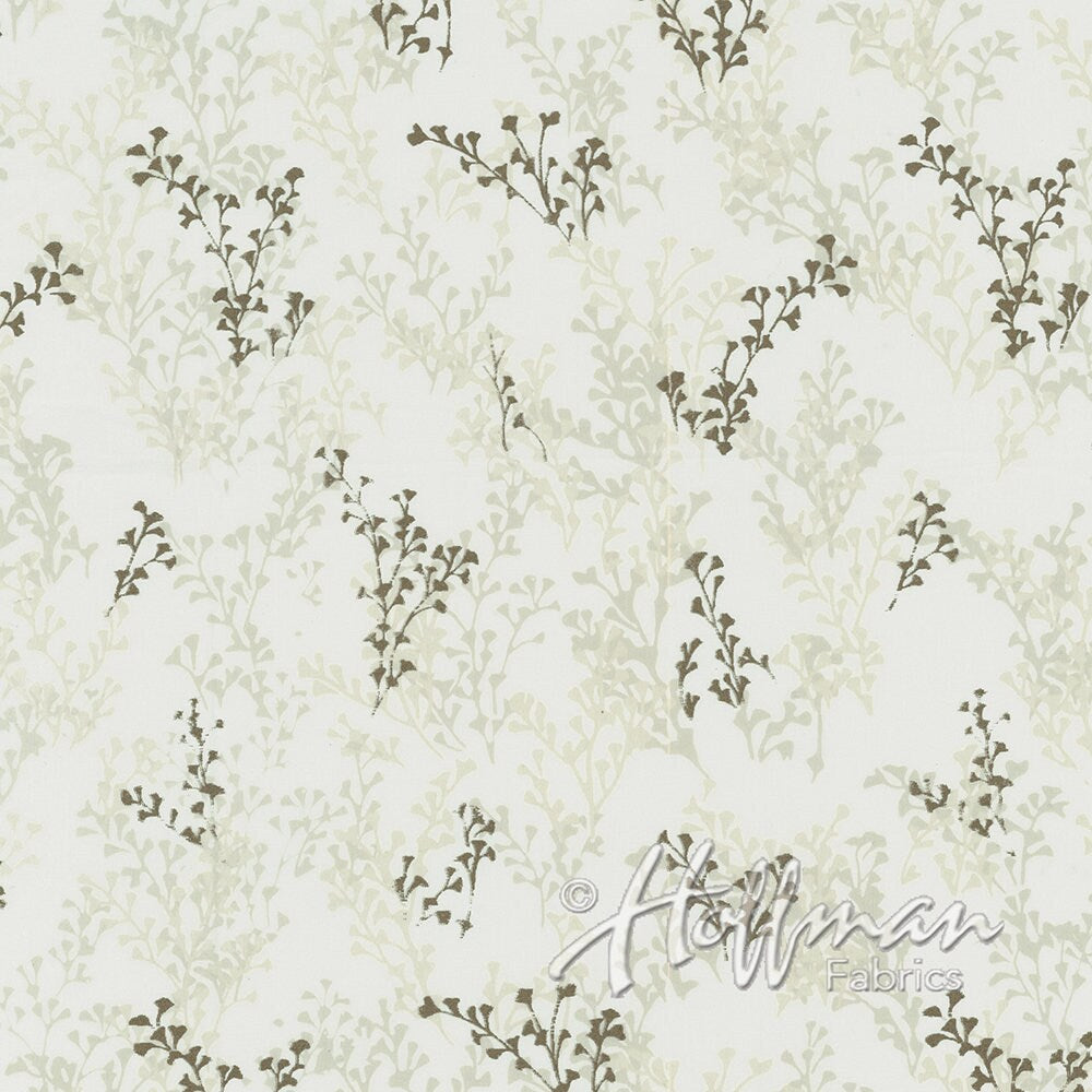 Hoffman Fabrics Precious Metals Natural Gold Metallic Batik Fabric P2057-20G-Natural-Gold