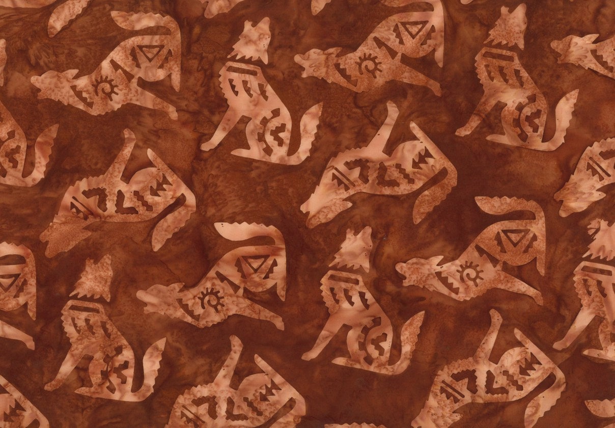 Hoffman Fabrics Adobe Coyote Batik Fabric S2309-100-Adobe