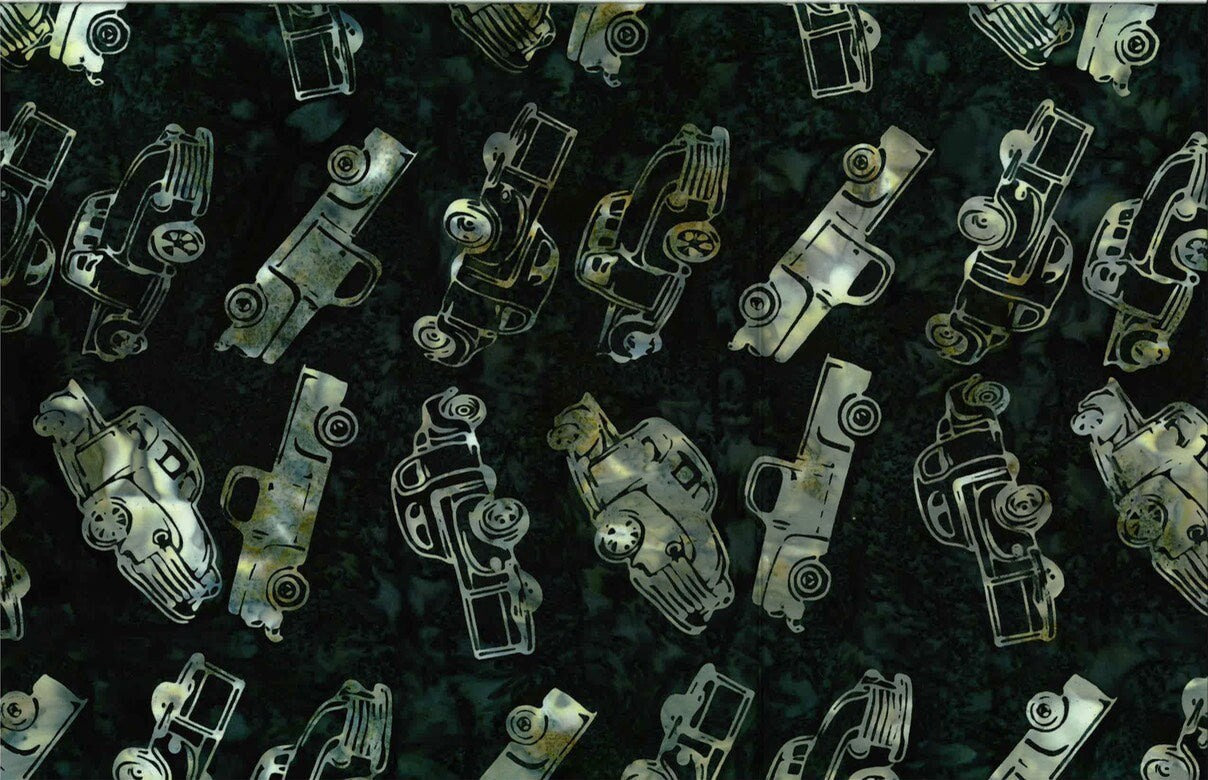 Hoffman Fabrics Rosemary Pickup Truck Batik Fabric S2346-225-Rosemary