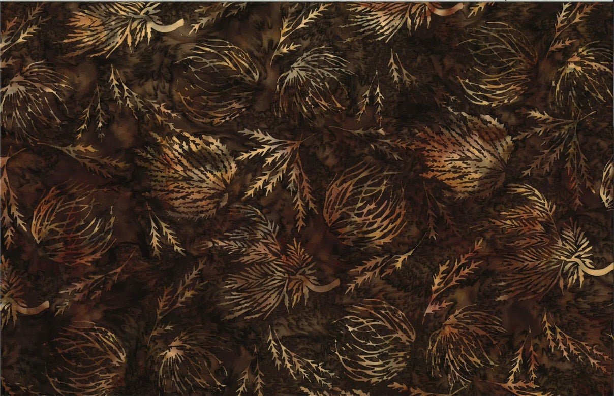 Hoffman Fabrics Bourbon Tumbleweeds and Sagebrush Batik Fabric S2349-572-Bourbon