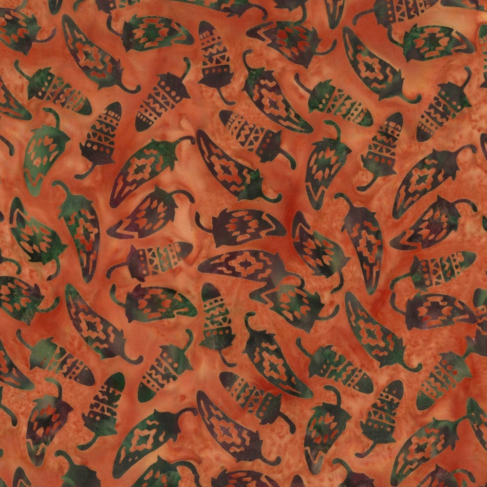 Hoffman Fabrics Jam Chili Peppers Batik Fabric Q2180-570-Jam
