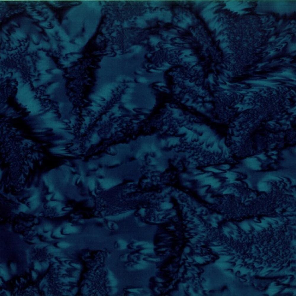 Hoffman Fabrics Watercolors Moonstruck Blue Batik Fabric 1895-524-Moonstruck