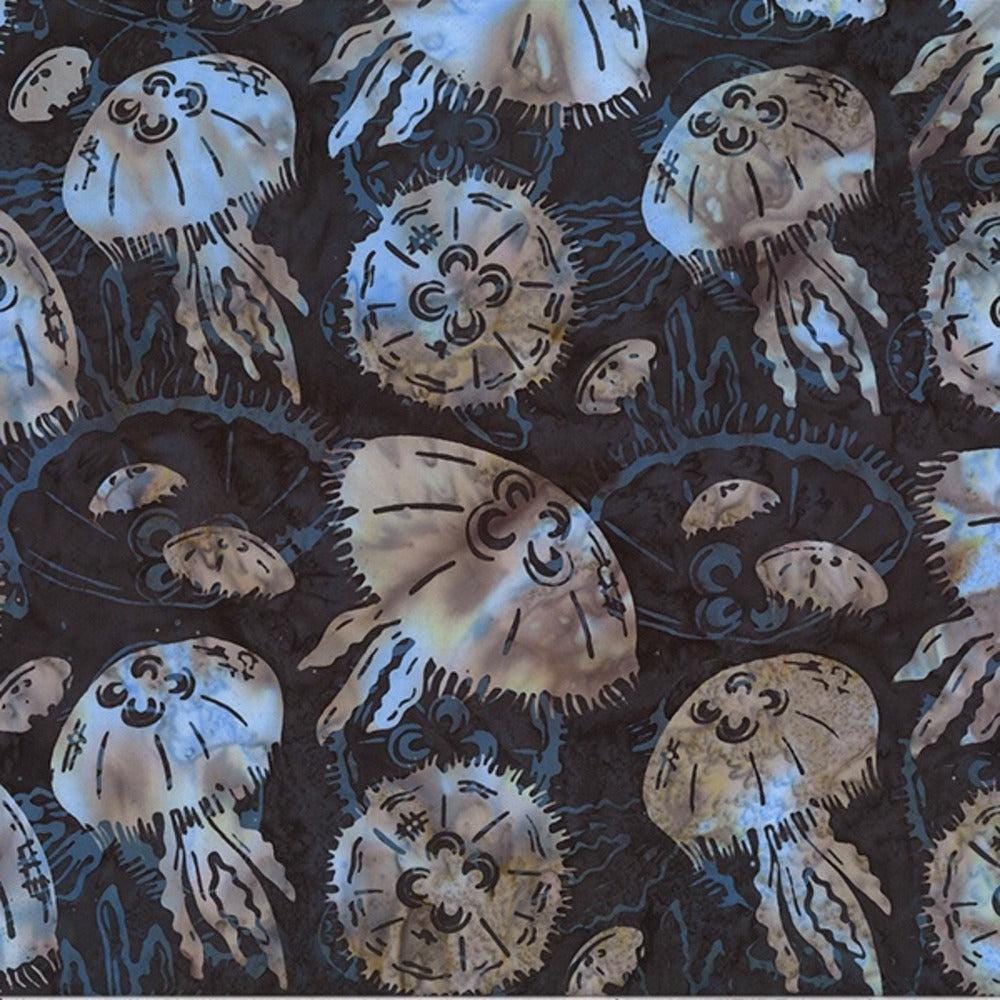 Hoffman Fabrics Along the Shores Pebble Moon Jelly Batik Fabric DM1-472-Pebble