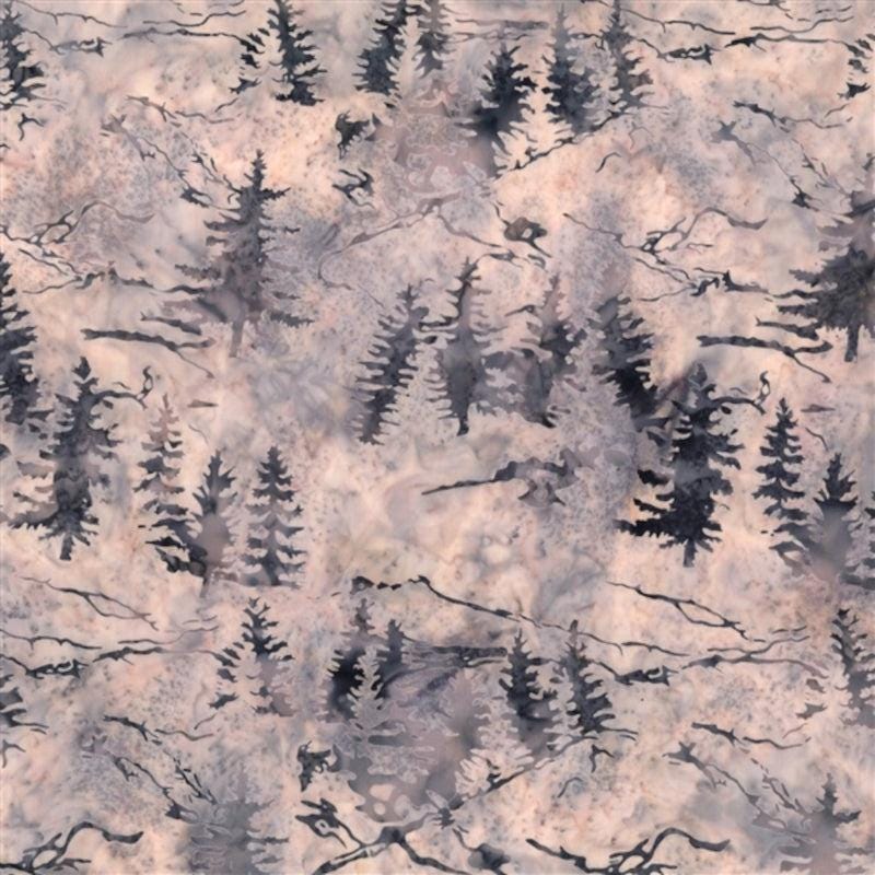 Hoffman Fabrics McKenna Ryan Woodland Sandy Mountains Trees Batik Fabric MR58-336-Sandy