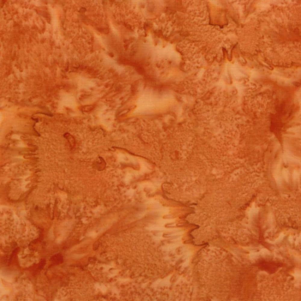Hoffman Fabrics Watercolors Bourbon Orange Brown Batik Fabric 1895-572-Bourbon