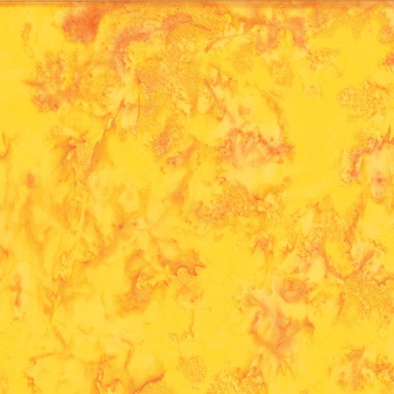Hoffman Fabrics Watercolors Sun Yellow Batik Fabric 1895-149-Sun