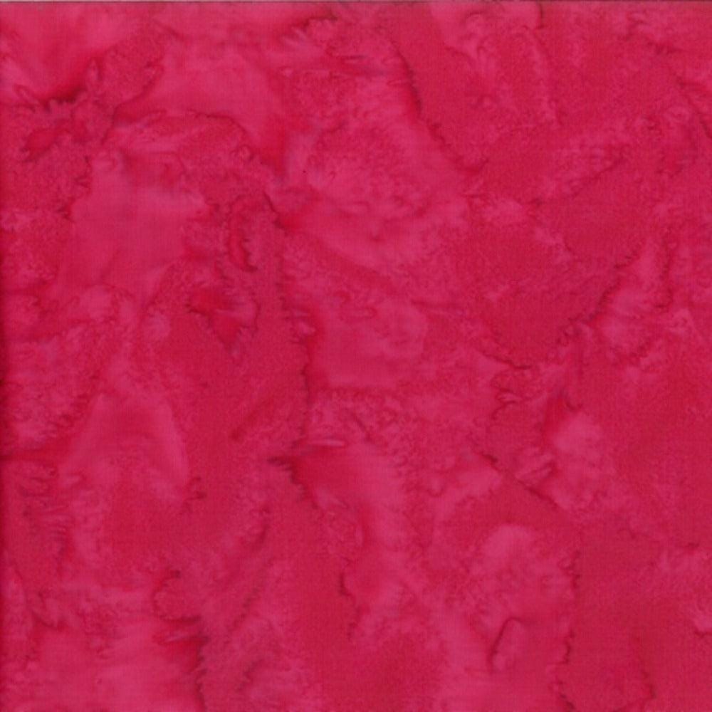Hoffman Fabrics Watercolors Strawberry Daiquiri Red Batik Fabric 1895-208-Strawberry-Daiquiri