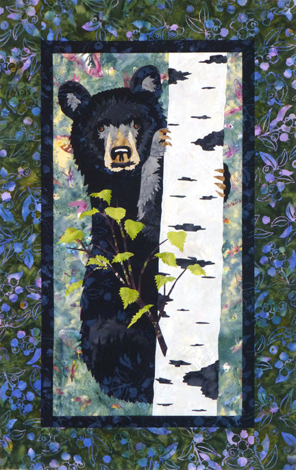 Wildfire Designs Alaska Return to the Wild Black Bear Laser Cut Applique Kit