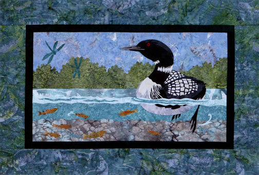 Wildfire Designs Alaska Return to the Wild Loon Laser Cut Applique Kit