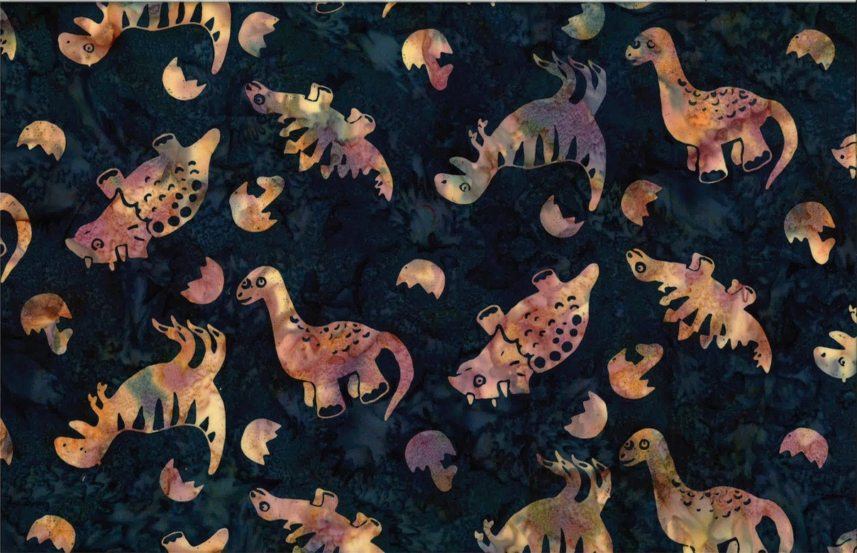 Hoffman Fabrics Baby Dinosaurs Dawn Batik Fabric S2340-112-Dawn