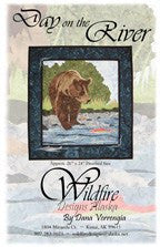 Wildfire Designs Alaska Day on the River Applique Quilt Kit and Fabric Kit 
