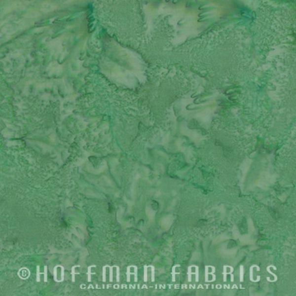 Hoffman Fabrics Watercolors Green Tea Batik Fat Quarter 1895-211-Green-Tea