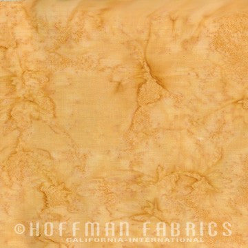 Hoffman Fabrics Watercolors Topaz Gold Batik Fabric 1895-238-Topaz