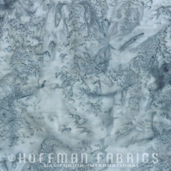 Hoffman Fabrics Watercolors Silver Batik Fabric 1895-28-Silver