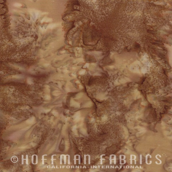 Hoffman Fabrics Watercolors Hamster Brown Batik Fabric 1895-281-Hamster
