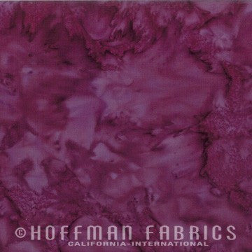 Hoffman Fabrics Watercolors Bergen Purple Batik Fabric 1895-328-Bergen
