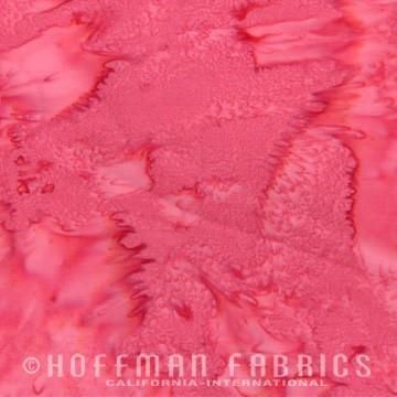 Hoffman Fabrics Watercolors Frank Pink Batik Fat Quarter 1895-349-Frank