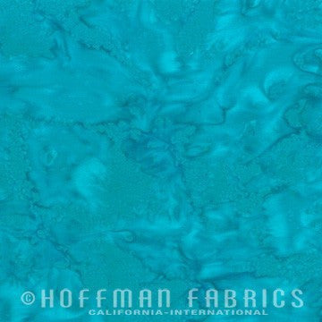 Hoffman Fabrics Watercolors Cabo Blue Batik Fabric 1895-361-Cabo