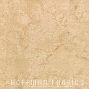 Hoffman Fabrics Watercolors Aspen Cream Tan Batik Fabric 1895-367-Aspen