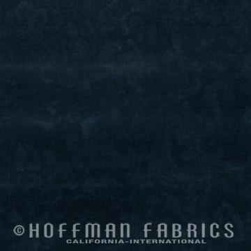 Hoffman Fabrics Watercolors Blue Black Batik Fat Quarter 1895-4-Black