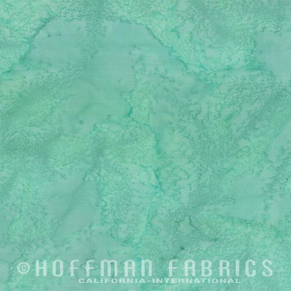 Hoffman Fabrics Watercolors Aqua Blue Green Batik Fat Quarter 1895-41-Aqua