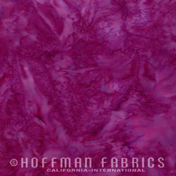 Hoffman Fabrics Watercolors Crocus Purple Batik Fabric 1895-438-Crocus