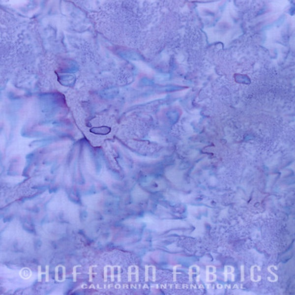 Hoffman Fabrics Watercolors Shaved Ice Purple Batik Fabric 1895-477-Shaved-Ice