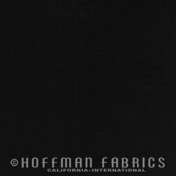 Hoffman Fabrics Watercolors Raven Black Batik Fabric 1895-494-Raven