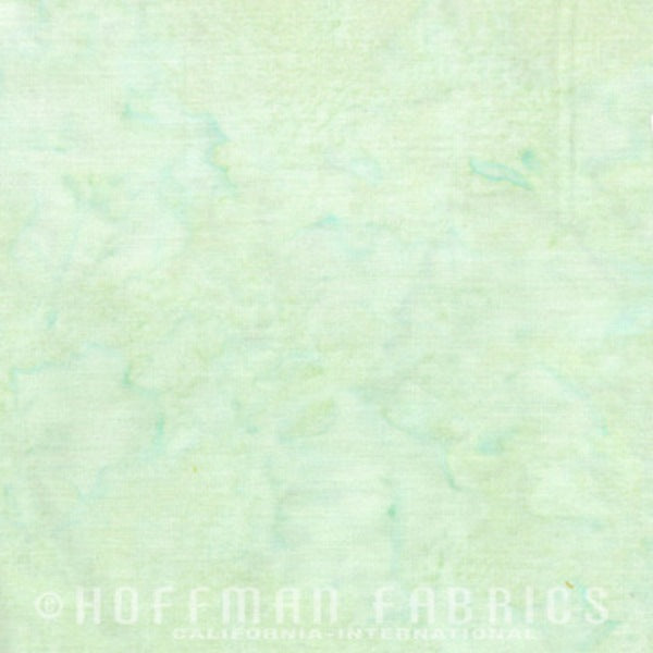 Hoffman Fabrics Watercolors Sea Grass Green Batik Fabric 1895-522-Sea-Grass
