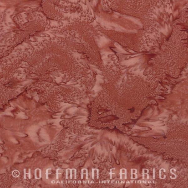 Hoffman Fabrics Watercolors Henna Brown Batik Fat Quarter 1895-530-Henna