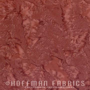 Hoffman Fabrics Watercolors Redwood Red Brown Batik Fat Quarter 1895-551-Redwood