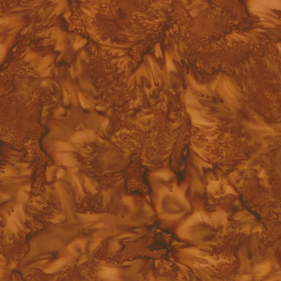 Hoffman Fabrics Watercolors Pecan Brown Batik Fabric 1895-573-Pecan