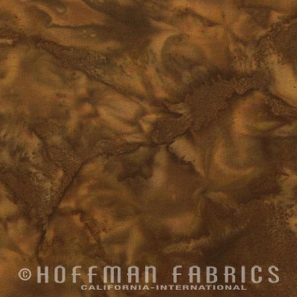 Hoffman Fabrics Watercolors Earth Brown Green Batik Fat Quarter 1895-58-Earth