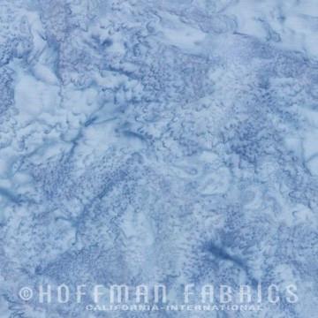 Hoffman Fabrics Watercolors January Blue Grey Batik Fat Quarter 1895-586-January