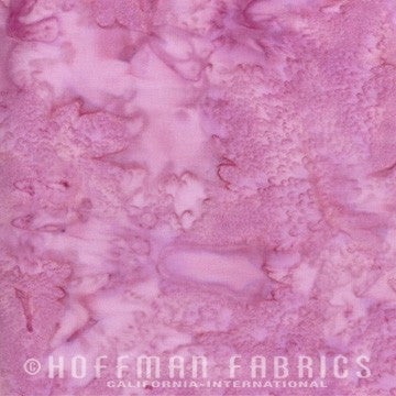 Hoffman Fabrics Watercolors May Pink Batik Fabric 1895-590-May