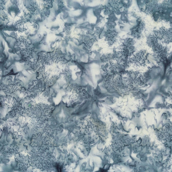 Hoffman Fabrics Watercolors Cool Gray Batik Fat Quarter 1895-622-Cool-Gray