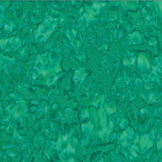 Hoffman Fabrics Watercolors Shamrock  Batik Fabric 1895-710-Shamrock
