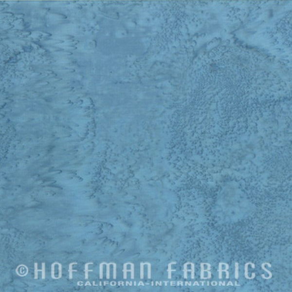 Hoffman Fabrics Watercolors Slate Blue Batik Fabric 1895-92-Slate