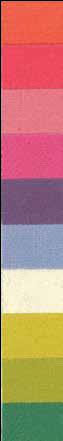 Andover Fabrics WoolWerks II Jelly Bean Layer Cake 3S-JB-X Color Chart