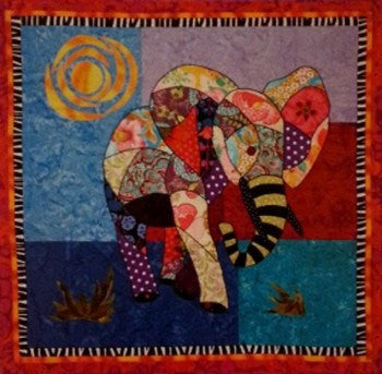 BJ Designs & Patterns Ellie Elephant Applique Quilt Pattern 